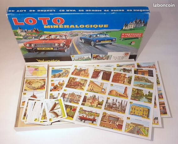 RARE JEU VINTAGE Loto Des Miniatures Volumétrix - MAJORETTE France Complet EUR 30,00 - FR
