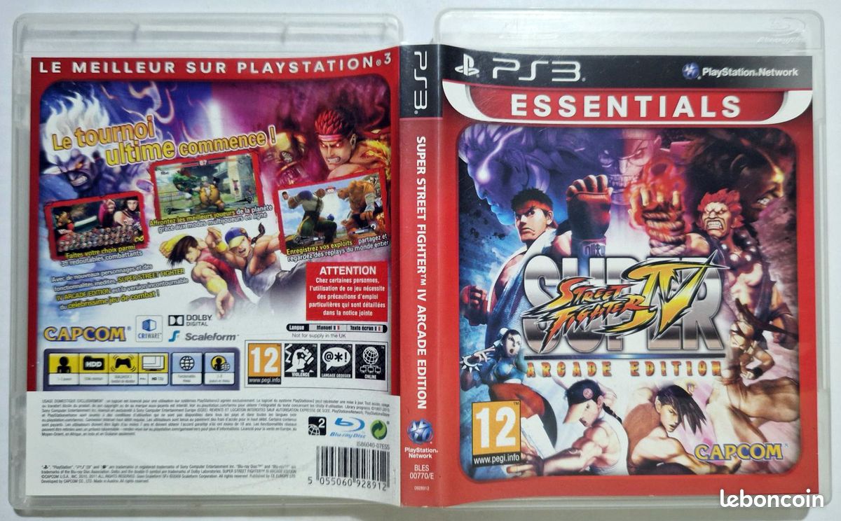 SUPER STREET FIGHTER IV (4) - Promo Press - Sony PlayStation PS3 - PAL EUR 19,90 - FR