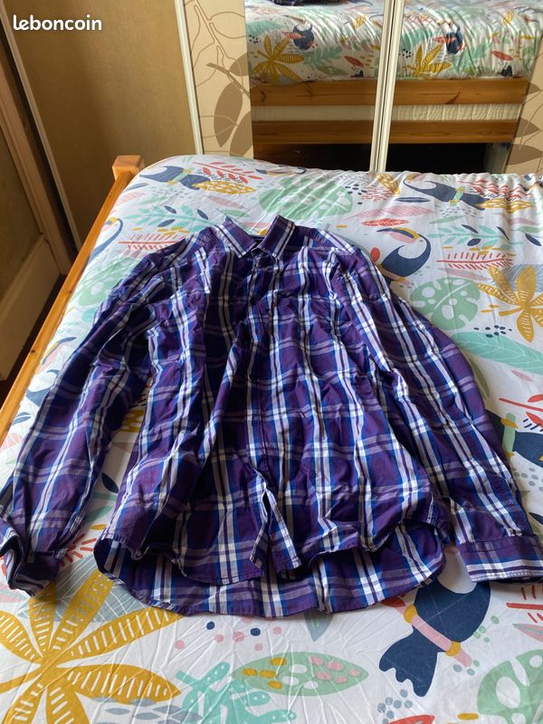 Chemise à carreaux (image 1)