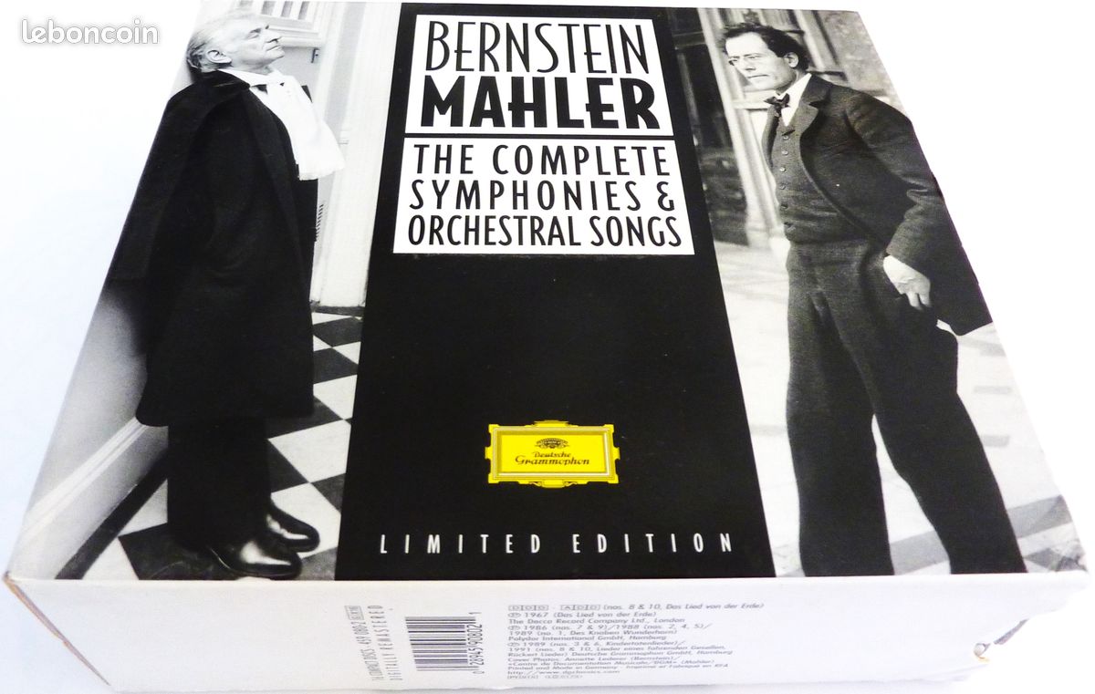 Coffret 16 CD : Intégrale des symphonies et lieder pour orchestre de Gustav MAHLER par Leonard BERNSTEIN / DEUTSCHE GRAMMOPHON / Musique classique (image 4)