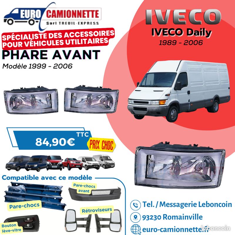 Phare Avant Iveco DAILY - Pha-Ive-5084