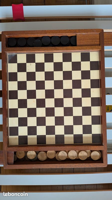 Jeu de dames en bois | La Cabane à Loulous