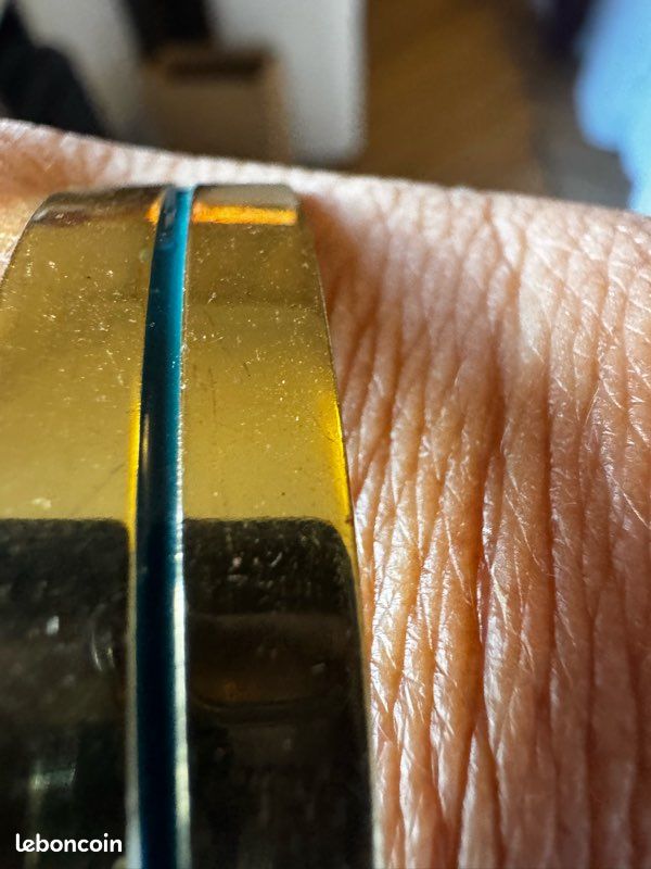 Joli Bracelet jonc doré et bleu Louyetu (image 6)
