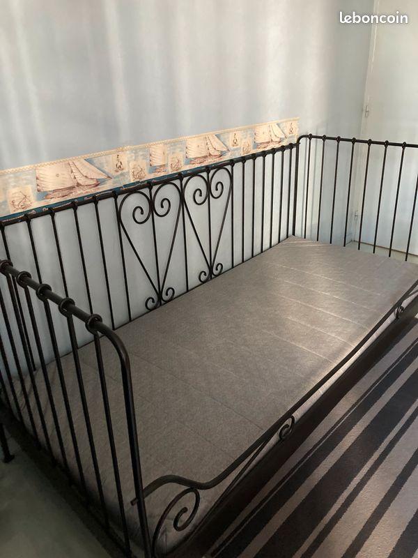 Lit Ikea Meldal avec matelas (image 1)