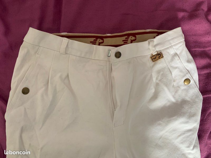 Pantalon blanc concours (image 3)