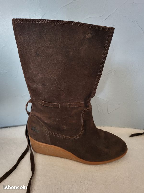 Bottes marron Lacoste - Pointure 37,5 (image 2)