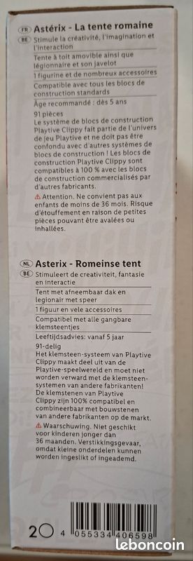 Jeu de construction Tente Romaine Astérix Play tive (image 2)