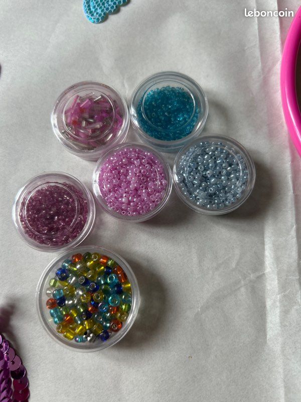 Lot de perles, de rocailles et accessoires pour loisirs, créatifs (image 3)