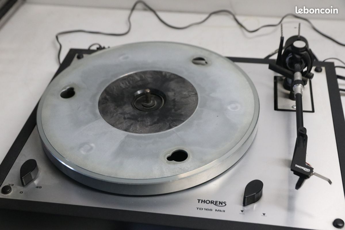 Occasion, fonctionne : Platine vinyle Tourne disque THORENS TD166 MkII (image 15)