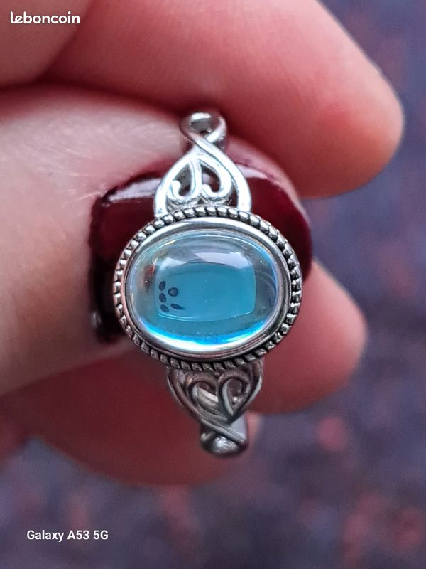 Jolie Bague Vintage En Argent - Thème Marguerite - Élégance Rétro