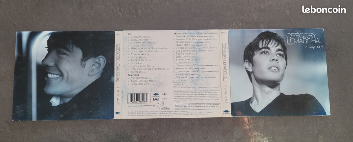 CD / DVD Grégory Lemarchal (image 3)