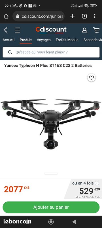 Yuneec Typhoon H Plus ST16S C23 1 Batteries (image 1)