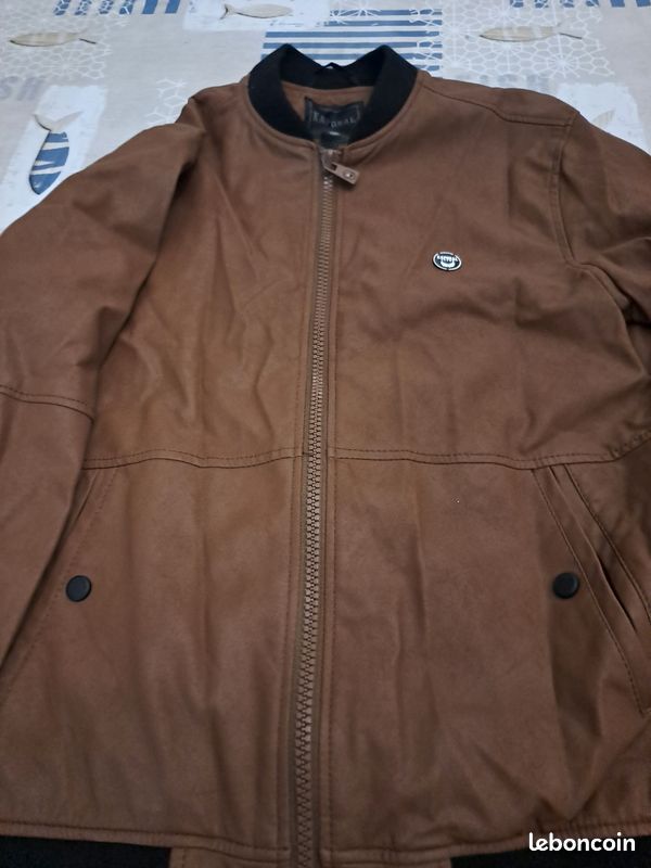 Blouson Kaporal Homme Mi-Saison - Taille M Noir | Occasion Très Bon État