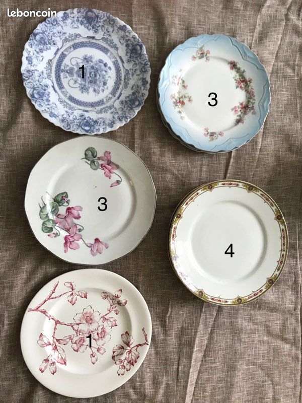 Assiettes dépareillées déco mariage (image 2)