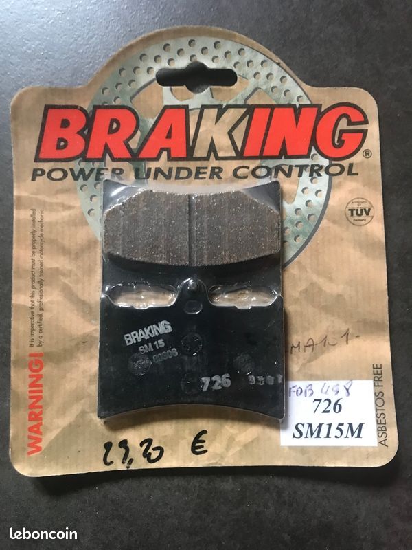 Plaquette frein braking semi metal (image 3)