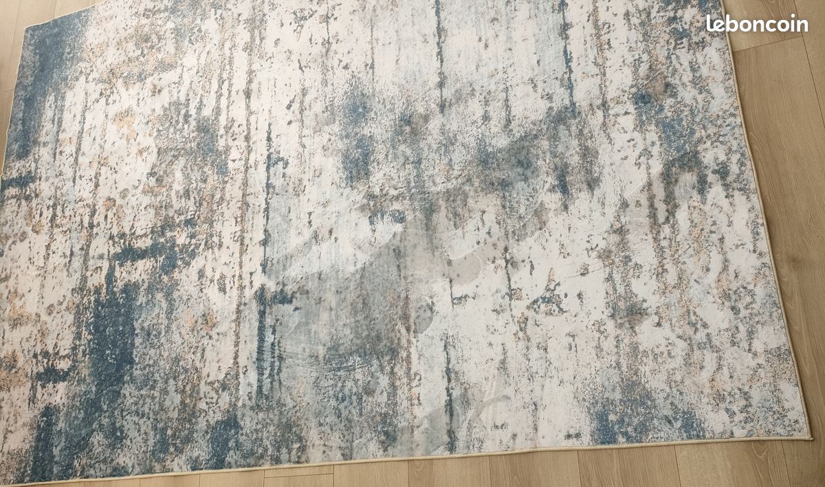 Tapis neuf bleu jamais servi (image 2)