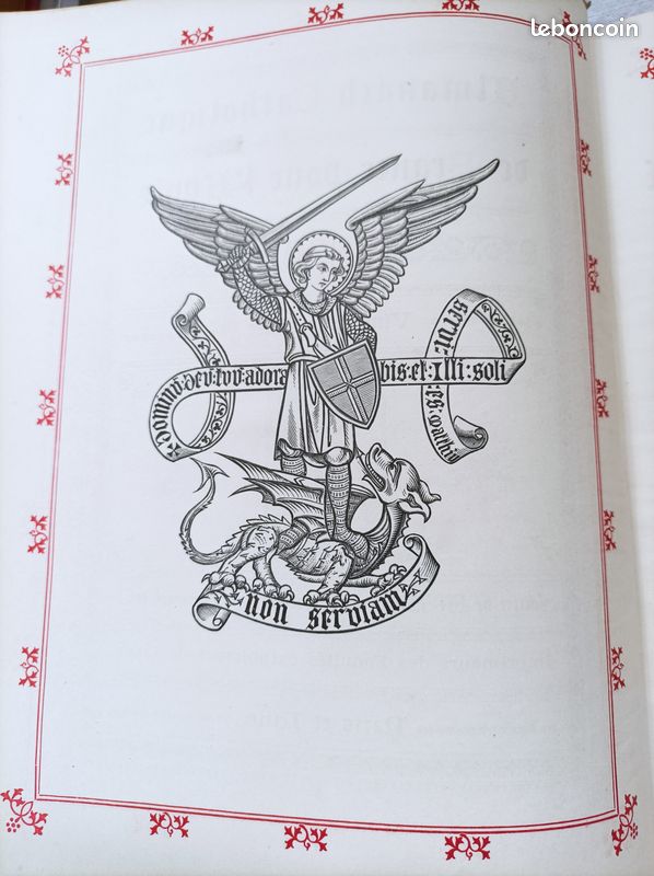 Le trés rare Almanach catholique de France de l'an de grâce 1899 (image 5)