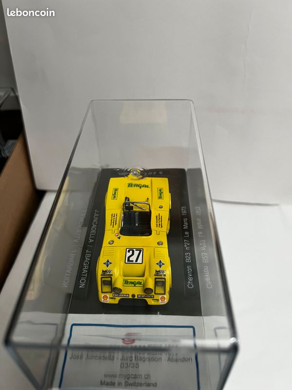 No SPARK Chevron B23 Ford #27 24 Heures du Mans 1973 1/43 GCAM Edition Limitée (image 2)