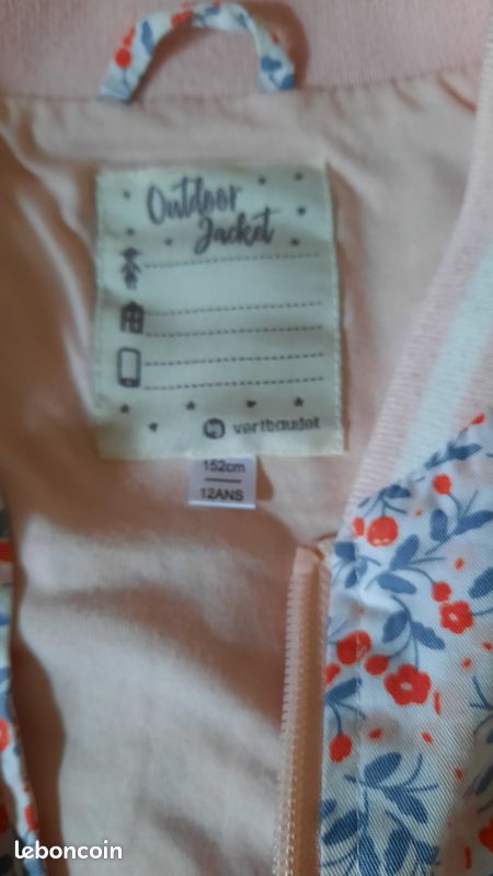 Vertbaudet Veste à fleurs fille Vertbaudet Veste à fleurs fille