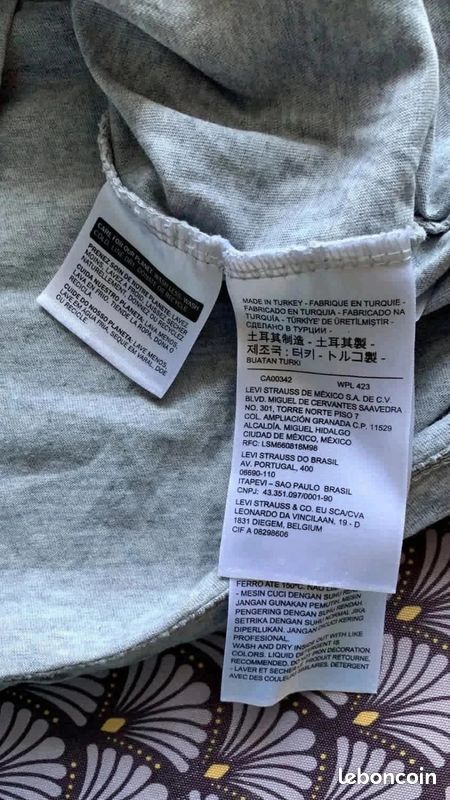 T Shirt Levi’s (Gris), S (image 7)