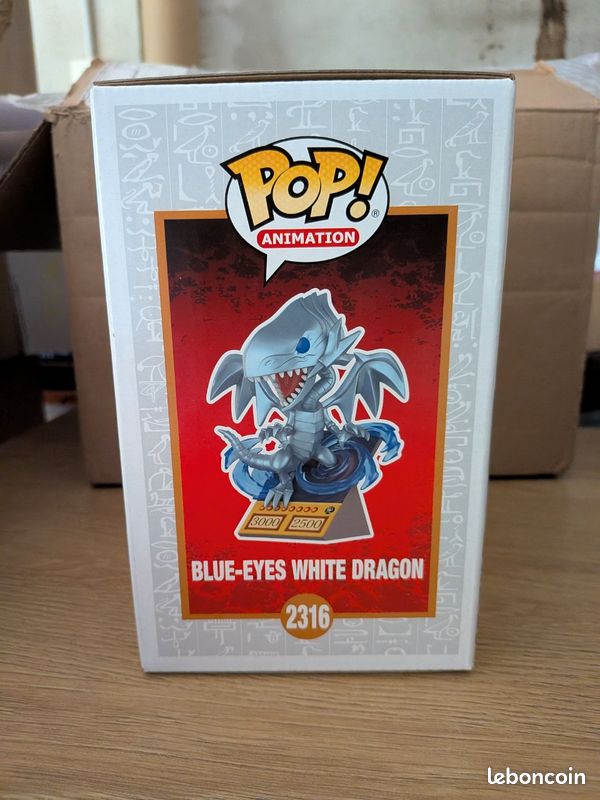 Funko Pop 2316 Blue Eyes White Dragon Yu Gi Oh (image 4)