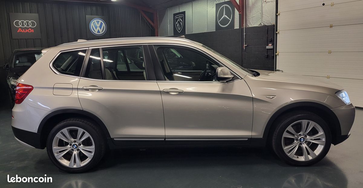BMW X3 35d XDrive Boite Auto 3.0 d 24v DPF 313cv Luxe (Cuir - GPS - Caméra - Toit Ouvrant - Toit Pano) (image 3)