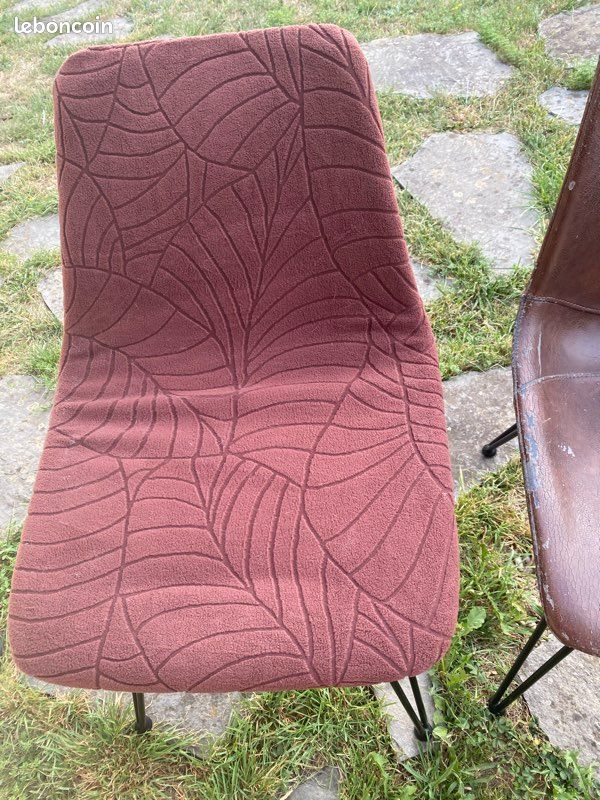 2 chaises pieds « épingle « (image 3)