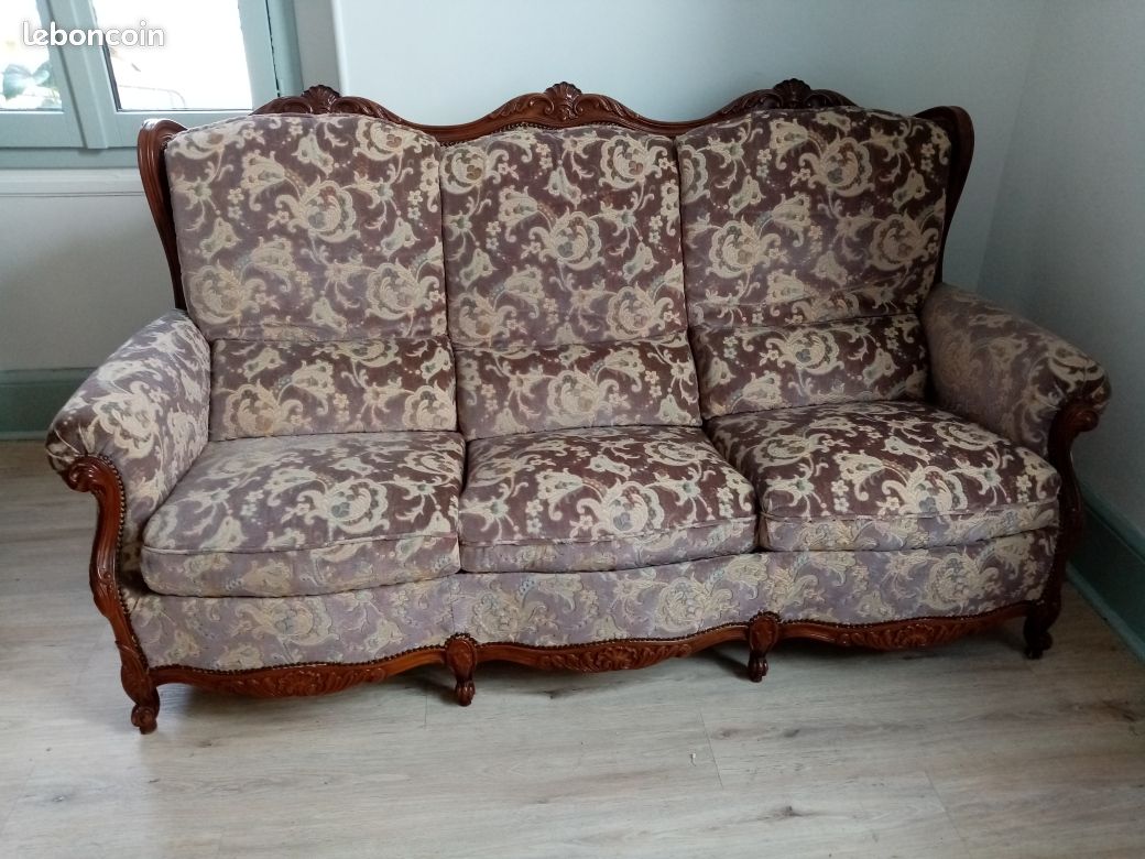 Canapé 3 places +fauteuil (image 1)