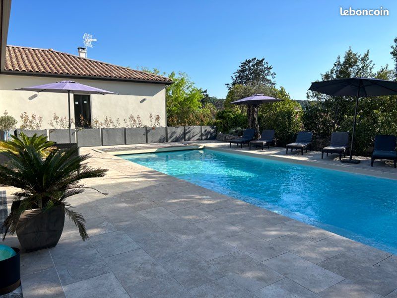 Maison 4/6 pers, Piscine privative chauffée centre vallon pont d’arc (image 14)
