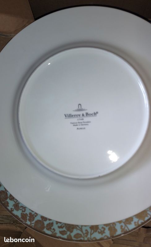7 Assiette plate Villeroy et Boch Aureus rarement disponible env. 28 cm. Neuf et jamais utilisé (image 4)