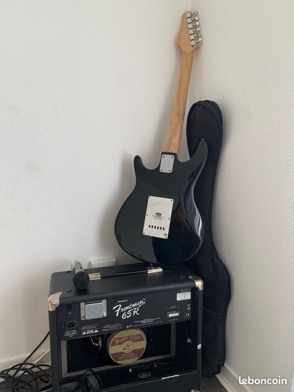 Ampli + Guitare + micro + accessoires (image 2)