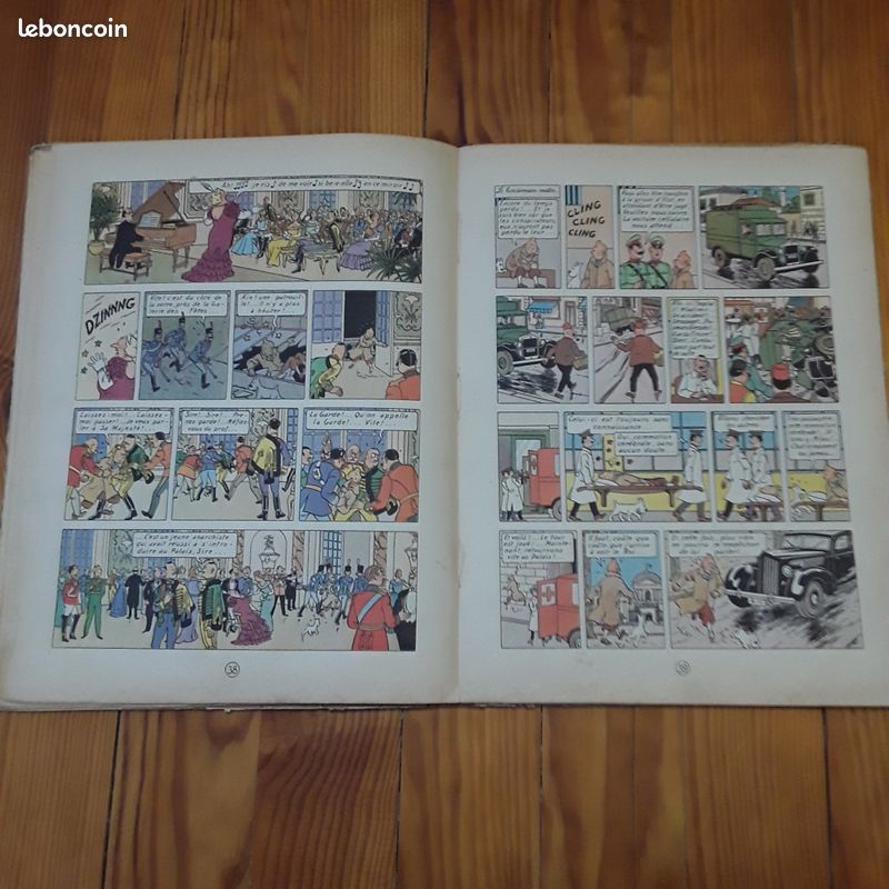 Tintin le sceptre d'ottokar B1 1947, édition originale couleur (image 5)