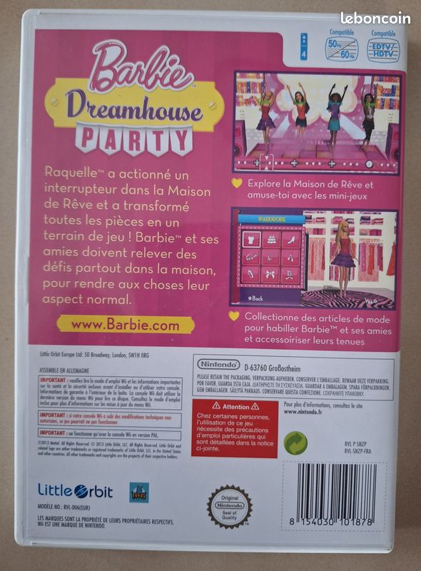 Jeux wii Barbie (image 3)
