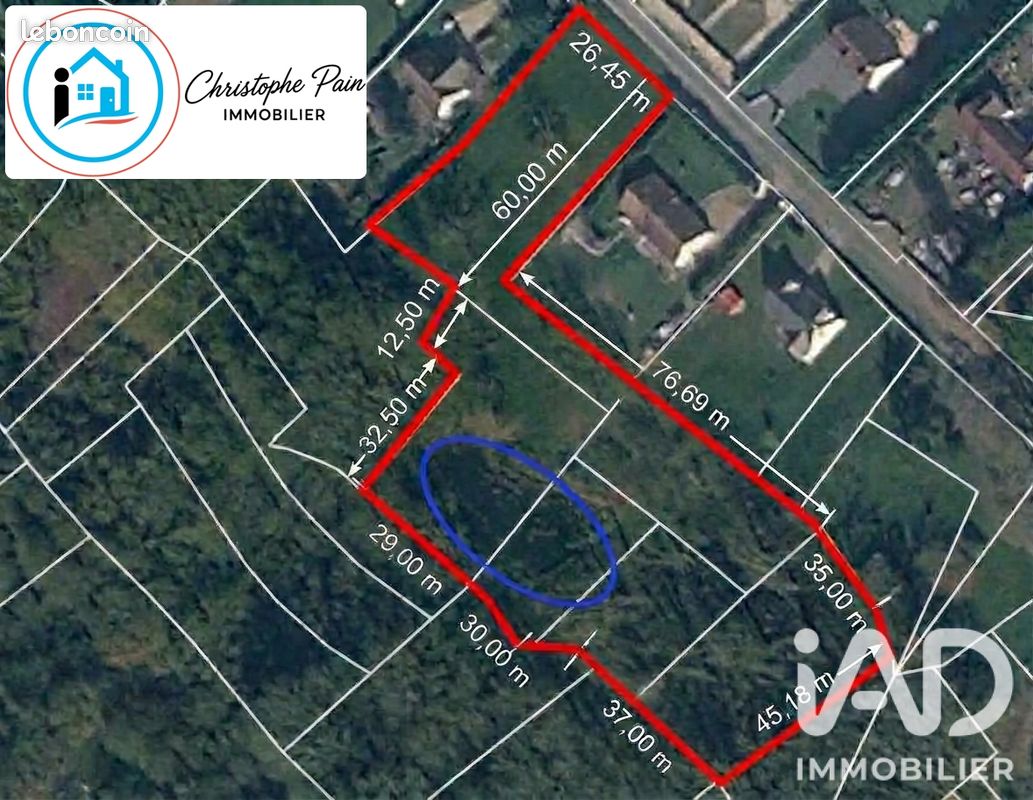 Terrain 7093 m² · aux Bordes · 7 093 m² · 75 000 €