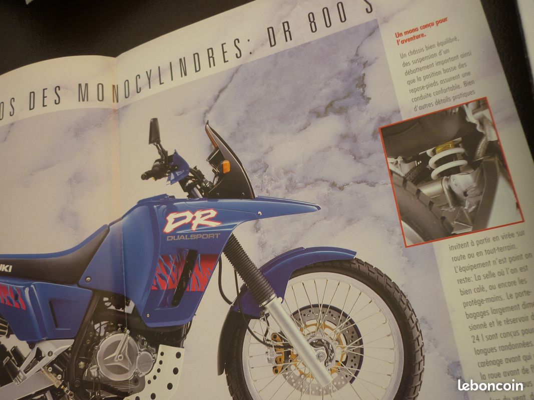 Prospectus SUZUKI DR 800 S de 1993 à 18 euros (image 2)