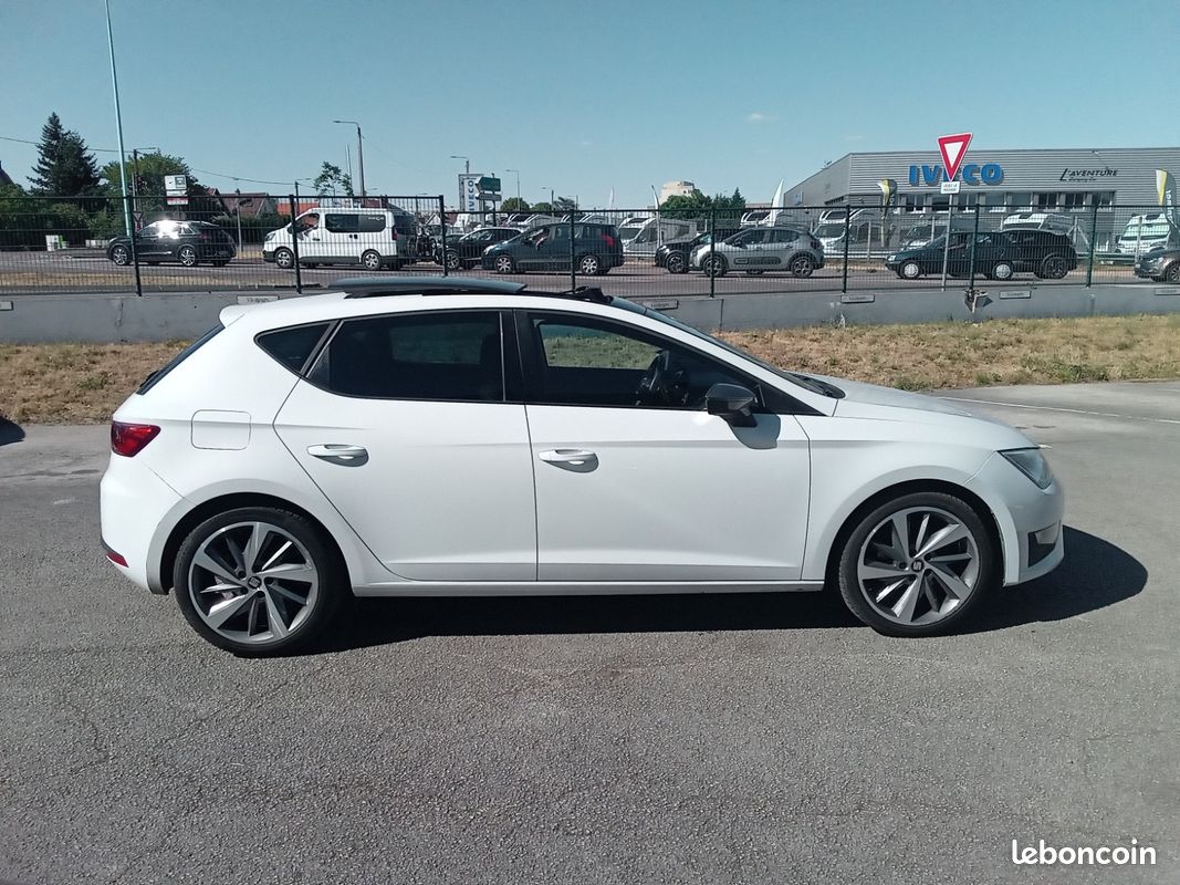 SEAT LEON 2.0 TDI 150 Start/Stop DSG6 FR / VENTE DESTINÉE UNIQUEMENT A PROFESSIONNEL DE L'AUTOMOBILE (image 8)