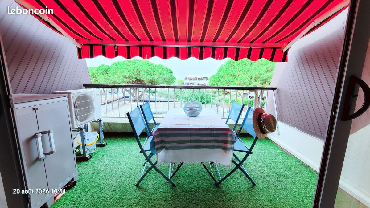 Appartement 1 pièce 22 m² · à Le Grau-du-Roi · 22,3 m² · 115 000 €
