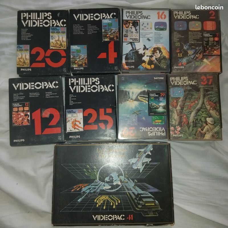 Retro Jeux Philips Videopac 22 Le Monstre de l'Espace (Philips G7000