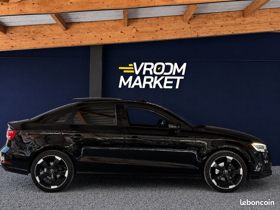 AUDI A3 Berline 1.0 115 cv Sport - 2017 - Régulateur de vitesse - Bluetooth - Toit ouvrant - LED (image 2)