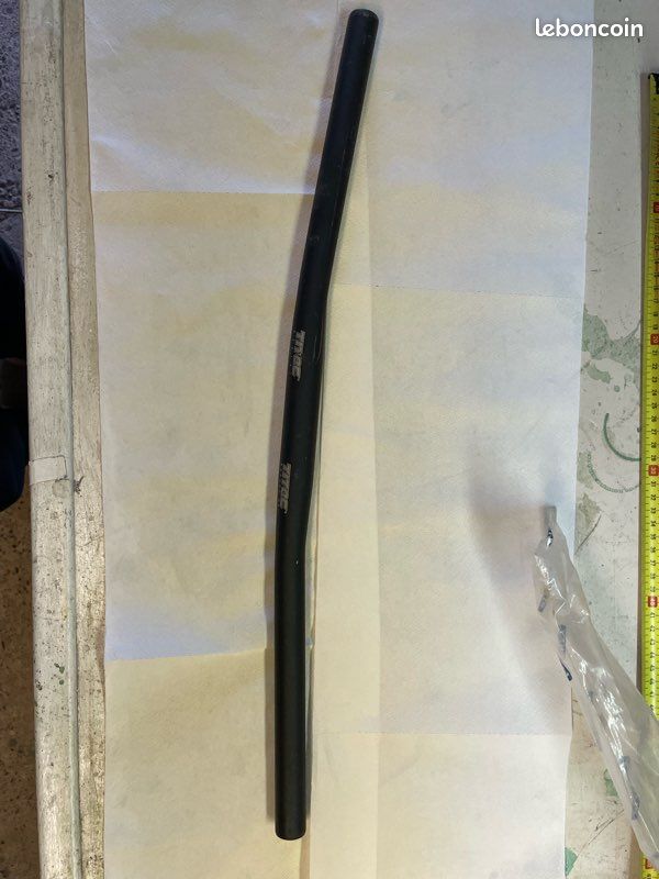 Guidon Titec Enduro 141 Vintage NOS 25,4 Mm Plat VTT 560 Mm Noir Aluminium