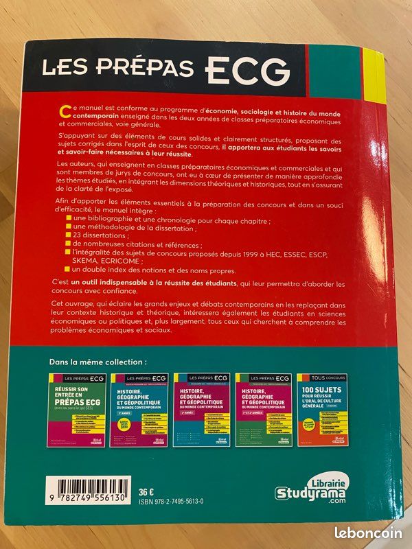 Manuel « Économie, Sociologie et Histoire du monde contemporain » - Prépa ECG - Breal by Studyrama (image 3)