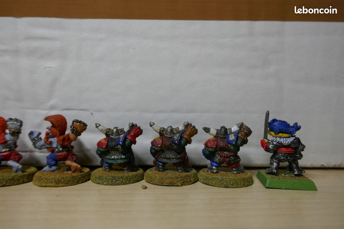 Equipe Nains Dwarves Dwarf métal Blood Bowl Bloodbowl games workshop (image 8)