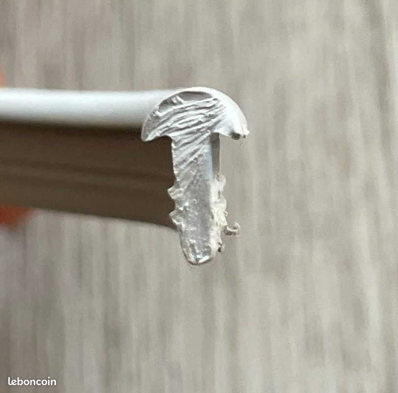 Jonc de blocage liner piscine demi lune gris 11mL (image 2)