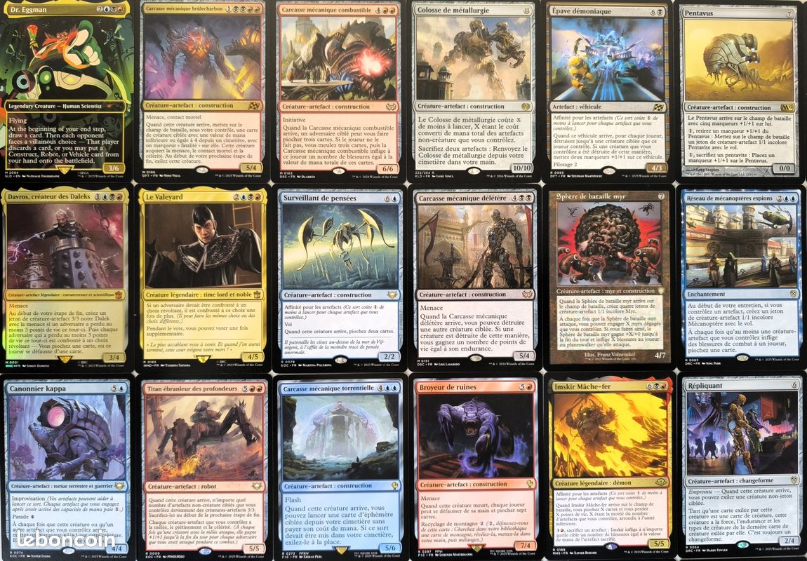MTG Commander Deck Artefacts Dr. Eggman 100 Cartes Magic EDH - Jeux & Jouets MTG Commander Deck Artefacts Dr. Eggman 100 Cartes Magic EDH - Jeux & Jouets