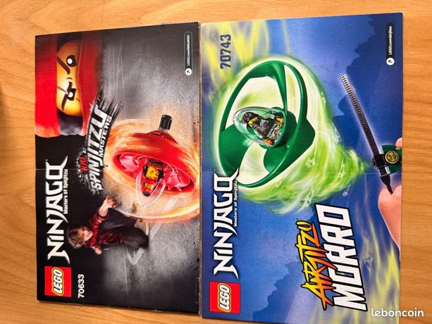 Lego ninjago 70633 et 70743 spinjitsu Jeux Jouets