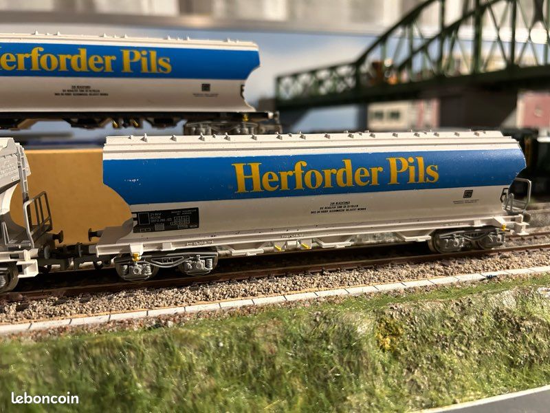 Wagon Céréalier Märklin Herforder Pils DB 46328-02 – HO, Neuf Sous Emballage
