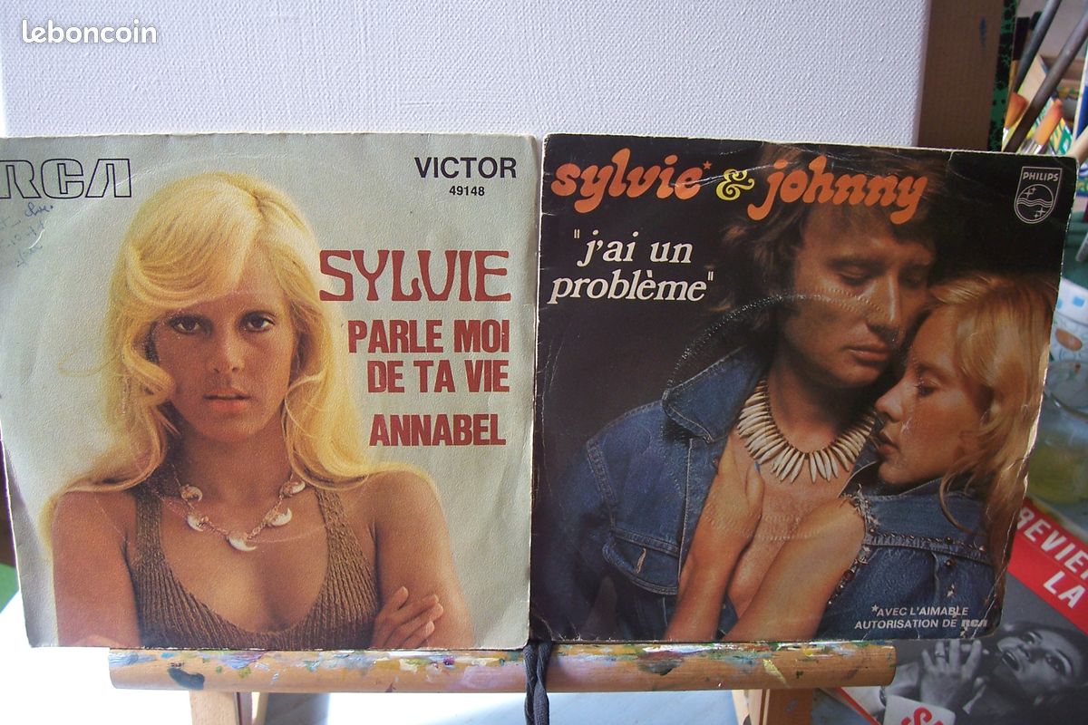 Deux 45 tours johnny et sylvie vartan ou au choix année 1971 (image 5)