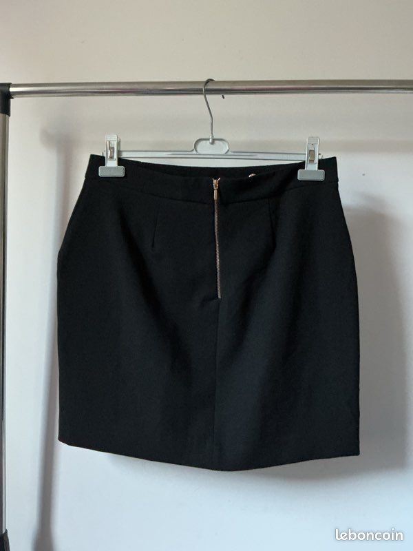 Mini-jupe Naf Naf Taille 42 Orange - En Viscose, Neuve Avec étiquettes, Longueur Courte