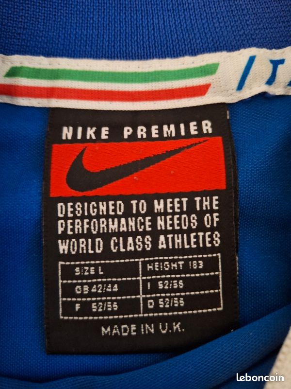 Maillot domicile Cagliari (porté lors du match) 1996-1997 Mirko Taccola taille - XL