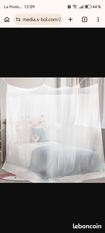 Moustiquaire pour lit 1 places (image 1)